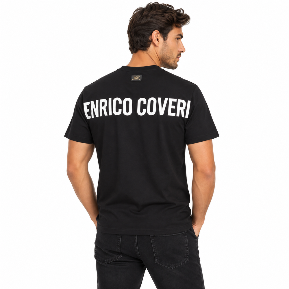 Enrico Coveri Mens 108 T-Shirt In Black