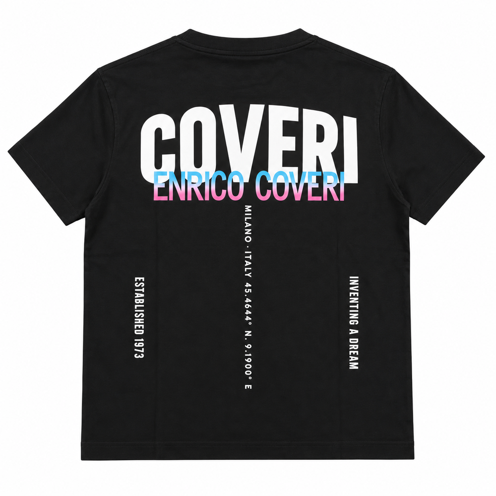 Enrico Coveri Mens 85 T-Shirt In Black