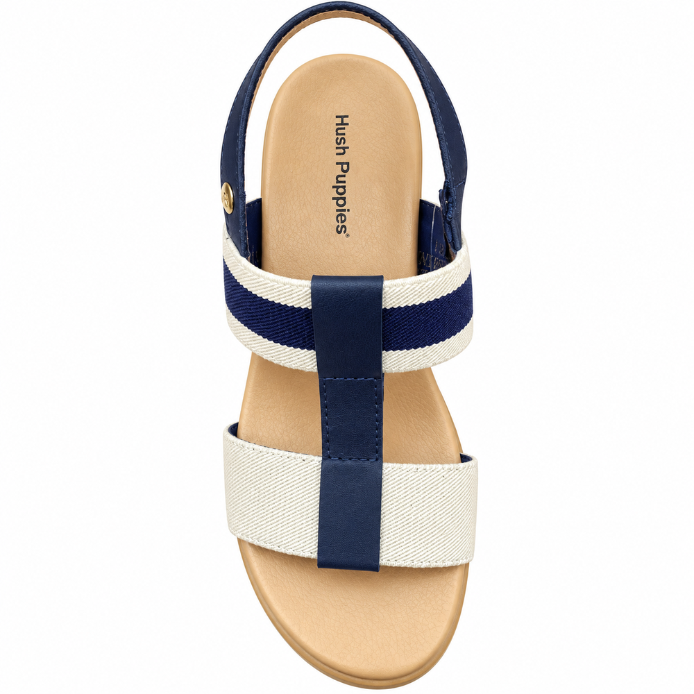 Hush Puppies Ladies Nyx Calf Leather Shoes In Beige