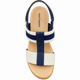 Hush Puppies Ladies Nyx Calf Leather Shoes In Beige