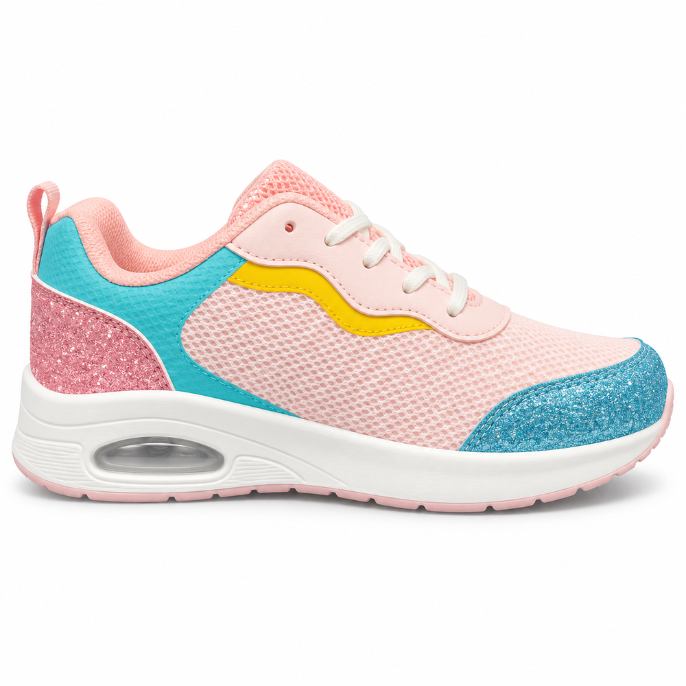 Remex  Girls Sneakers In Pink & Blue