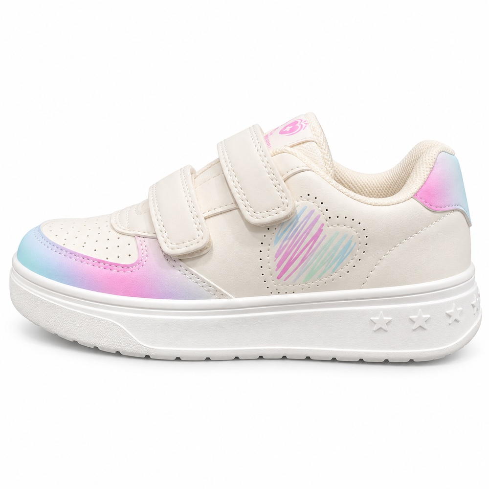 Remex Girls Sneakers In White Multi