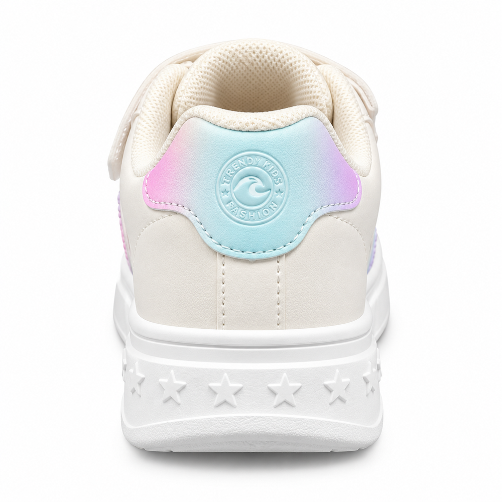 Remex Girls Sneakers In White Multi