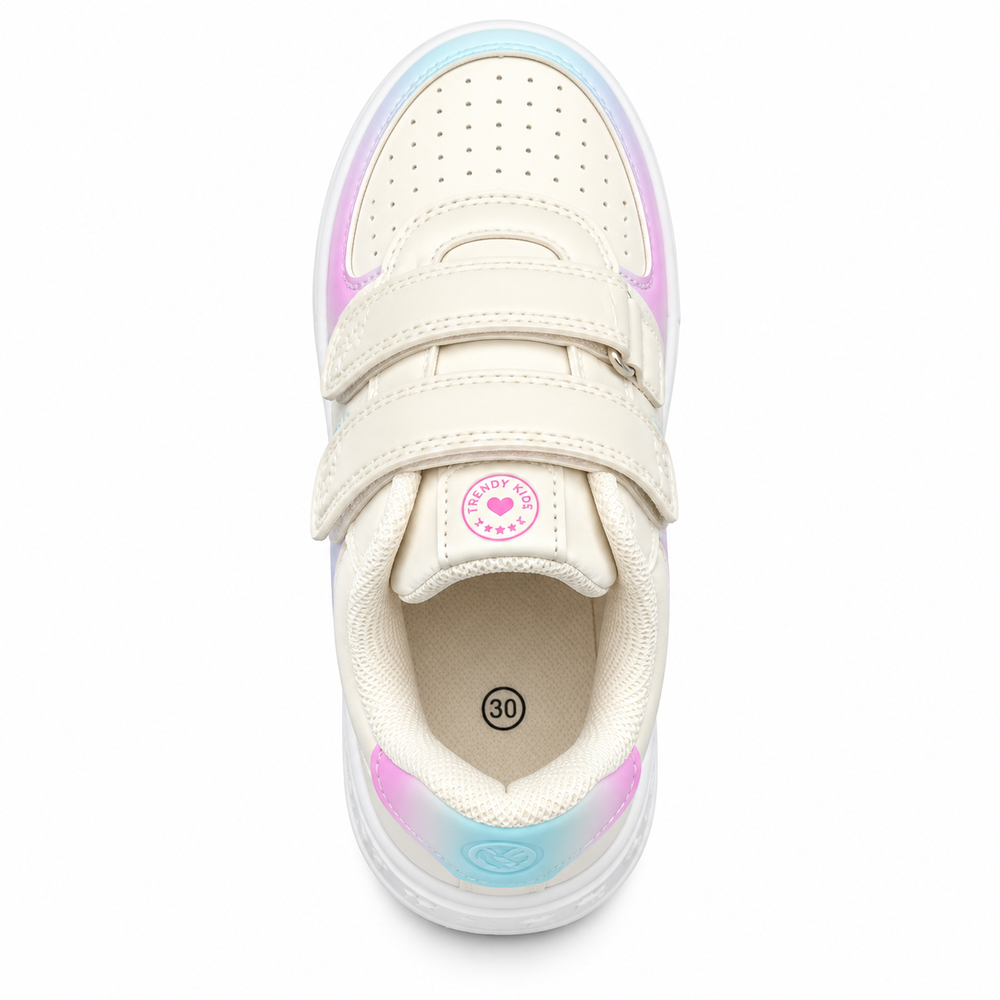 Remex Girls Sneakers In White Multi