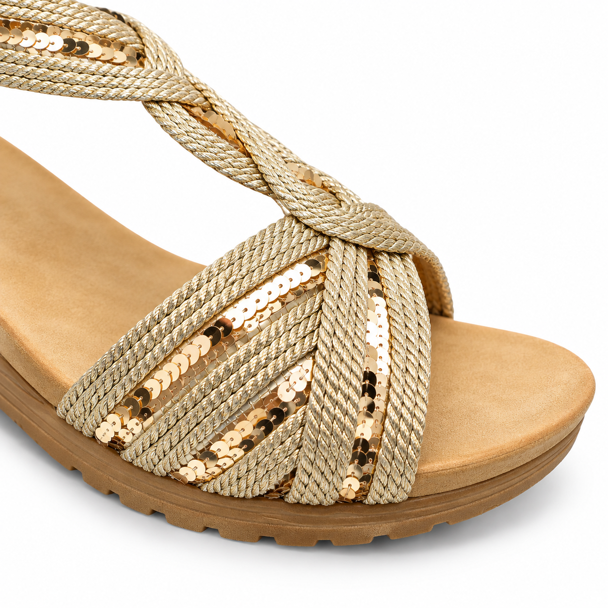 Savoy Ladies Khazel Shoes In Gold