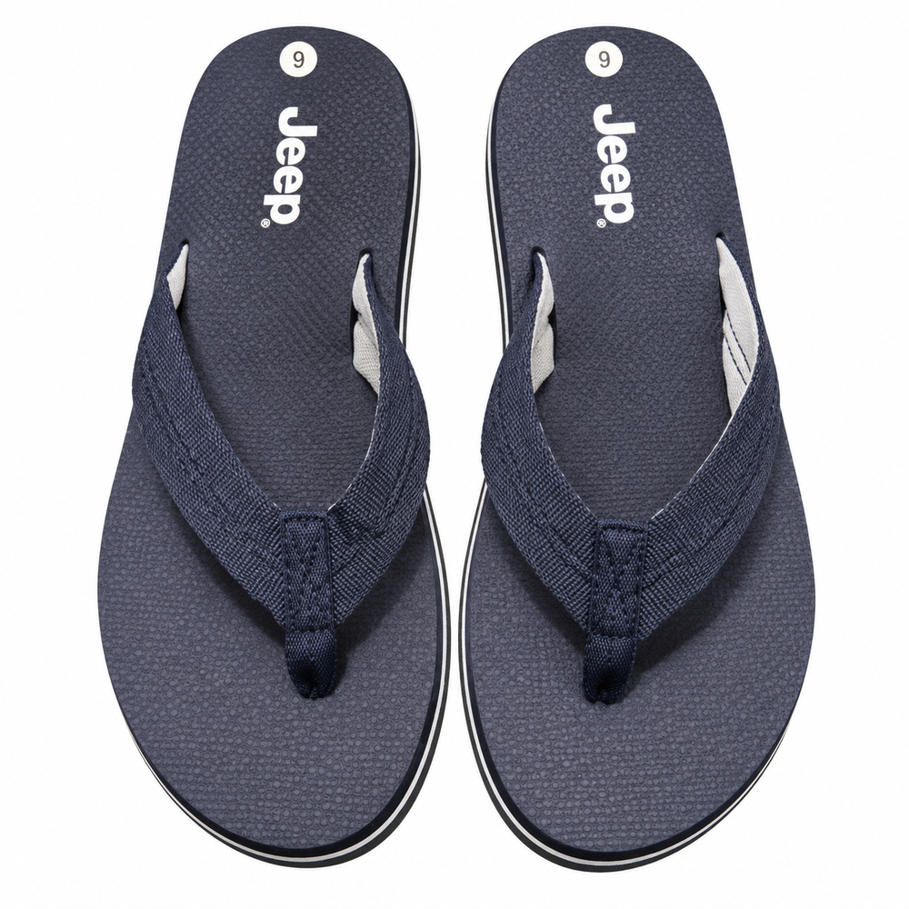 Jeep Mens Wrangler Thong Slides In Blue