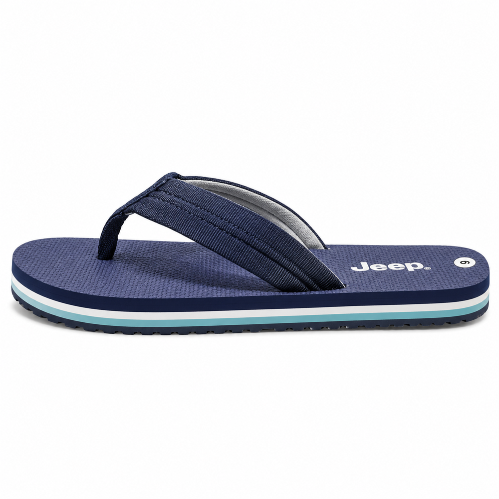 Jeep Mens Wrangler Thong Slides In Blue