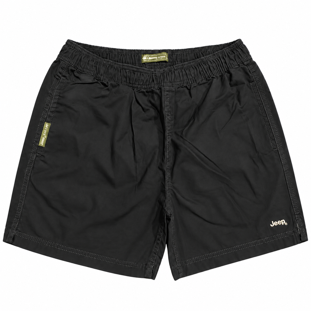 Jeep Mens 12cm Basic Rugby Shorts In Black