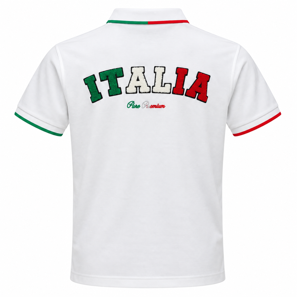 Pure Premium Mens Corva Italy Golfer In White
