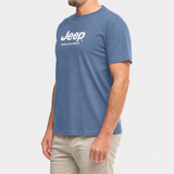 Jeep Mens Core Jeep Logo In Slate Blue