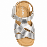 Flutterby Girls Ariel 2 Infants Shoes In Silver