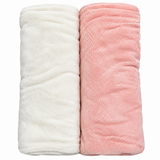 Mother'S Choice Girls 2 pack Bamboo Valour Cuddle Rug In Pink