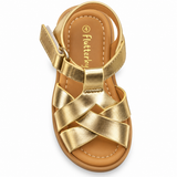 Flutterby Girls Ariel 2 Infants Shoes in Gold
