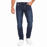 Zerga Mens Dh Jeans In Dark Blue