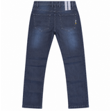 Zerga Mens Dh Jeans In Dark Blue