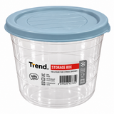 Festiva Trend Long Round Storage Box In Light Blue
