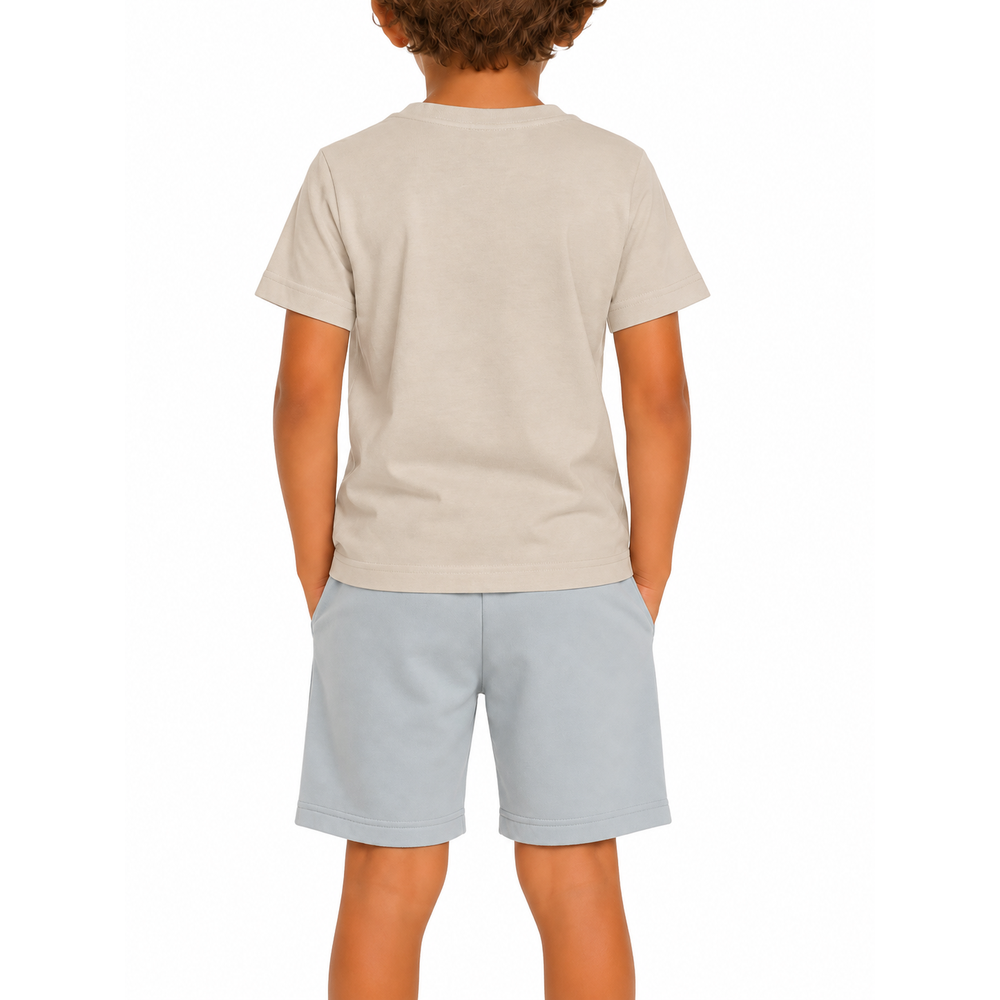 Polo Boys Clive Printed T-Shirt In Light Stone