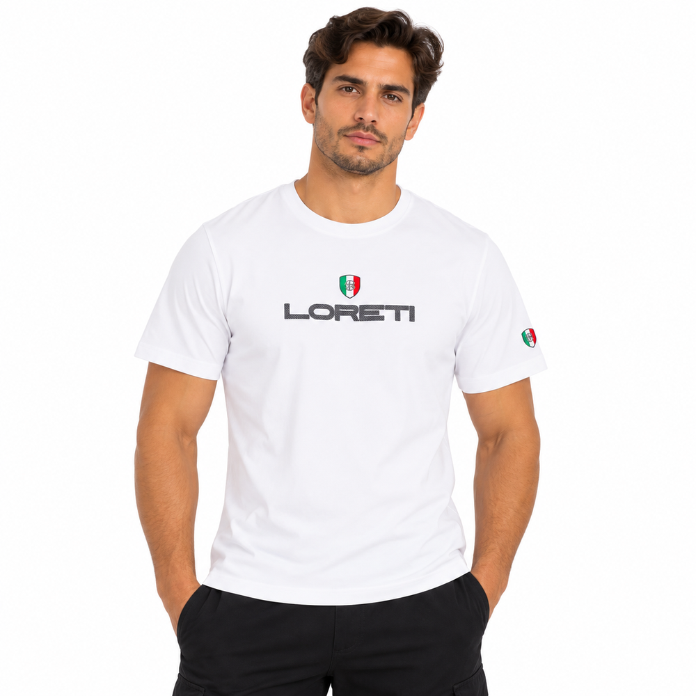 Loreti Mens Vico T-Shirt In White