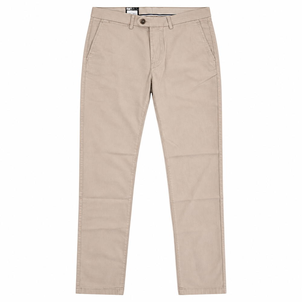 Bugatti Mens  4220 Casual Trousers In Taupe