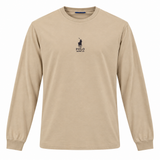 Polo Mens Long Sleeve Logo T-Shirt In Taupe