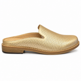 Hush Puppies Soft Style Ladies Tylie Slip Shoes in Light Gold
