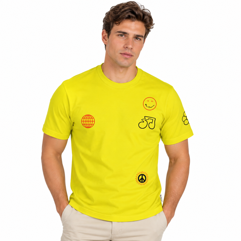 Ben Sherman Mens Festival T-Shirt In Apple Green