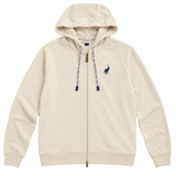 Polo Womens Lindi Zip Through Hoodie In Oatmeal