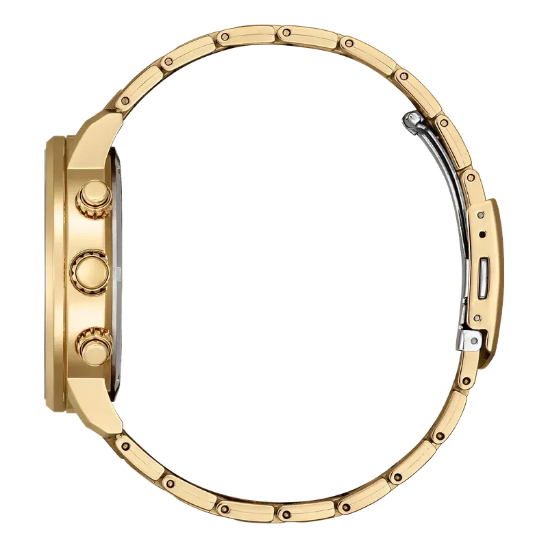 Citizen Gents Eco-Drive Navy Chrono Watch In Gold & Blue