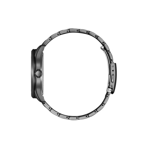 Citizen Mens Eco Drive Stainless Steel In Gunmetal/Blue Dial