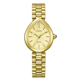 Citizen Womens Eco Drive Gold Pear Shaped Watched