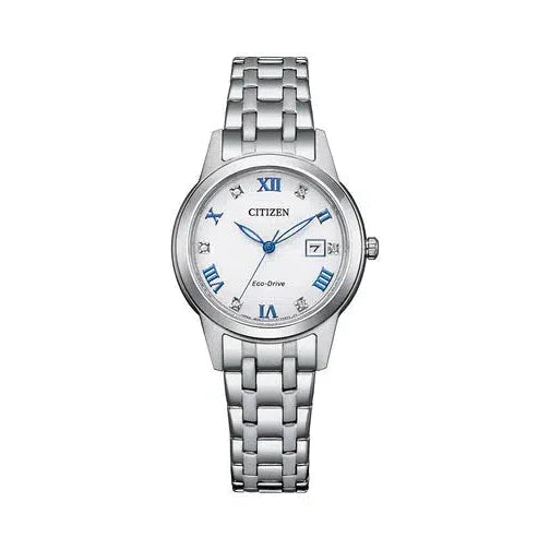 Citizen Ladies Eco Drive Watch In Silver