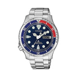 Citizen Gents Auto Ss Navy Red