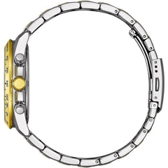 Citizen Mens Quartz Two Tone Watch In Silver And Gold