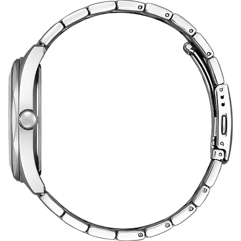 Citizen Mens Watch In Silver & Yellow