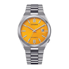 Citizen Mens Watch In Silver & Yellow