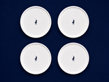 Polo Classic Side Plate 4 Piece Set In White