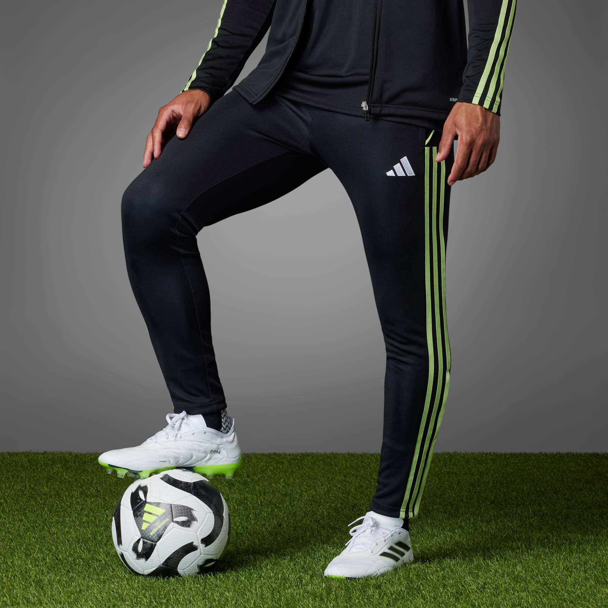 Adidas Unisex Copa Pure.1 FG Soccer Boots In Cloud White / Core Black / Lucid Lemon