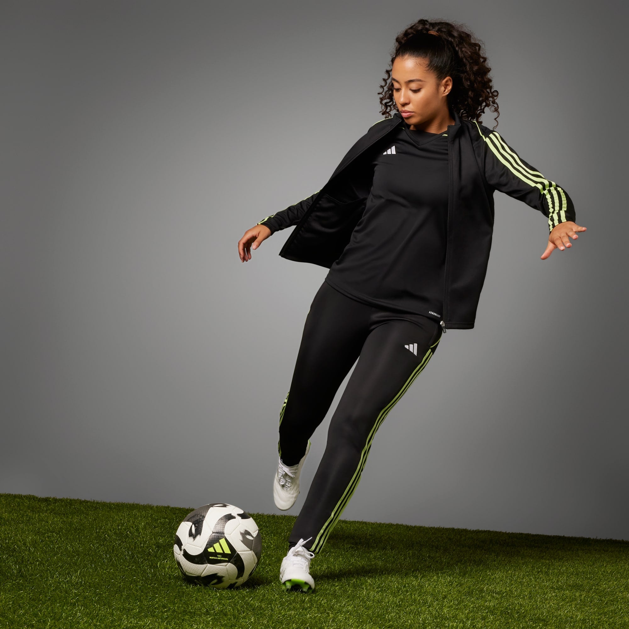 Adidas Unisex Copa Pure.1 FG Soccer Boots In Cloud White / Core Black / Lucid Lemon