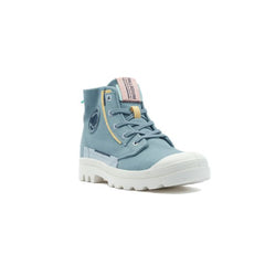 Palladium Womens Pampa Underlayer Shoes In Light Blue