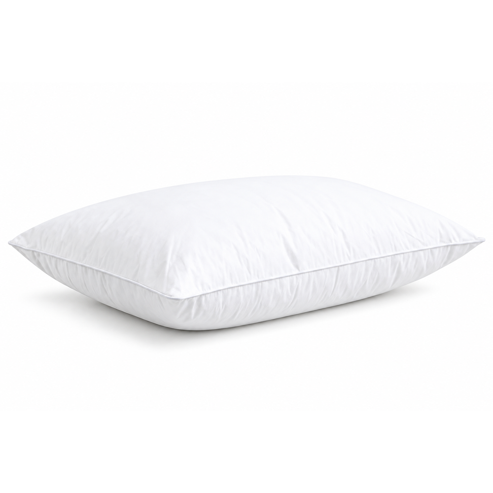 Cotton Co All Season Down Pillow In White