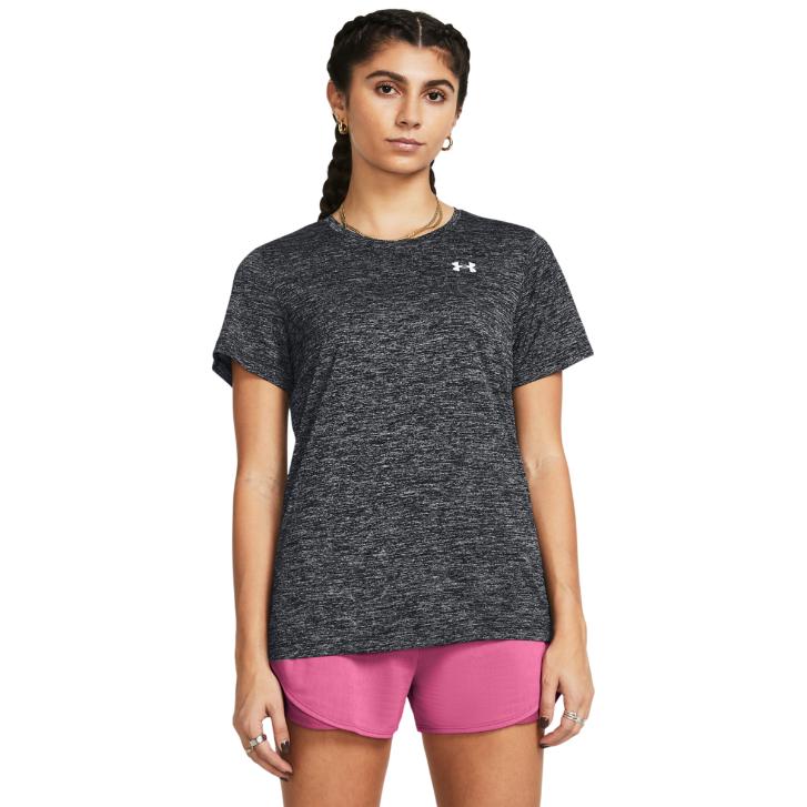 Under Armour Tech SSC Twist T-Shirt In Grey and Black