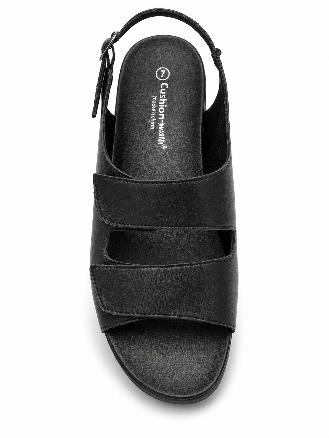 Cushion Walk Ladies Sandals In Black