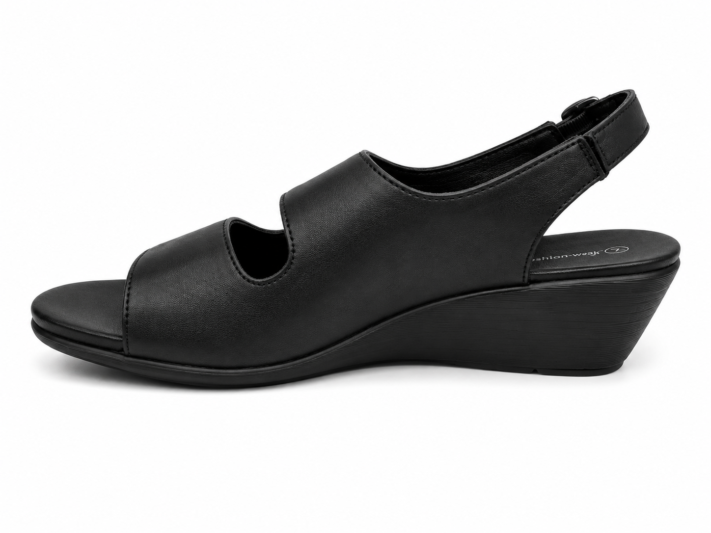 Cushion Walk Ladies Sandals In Black