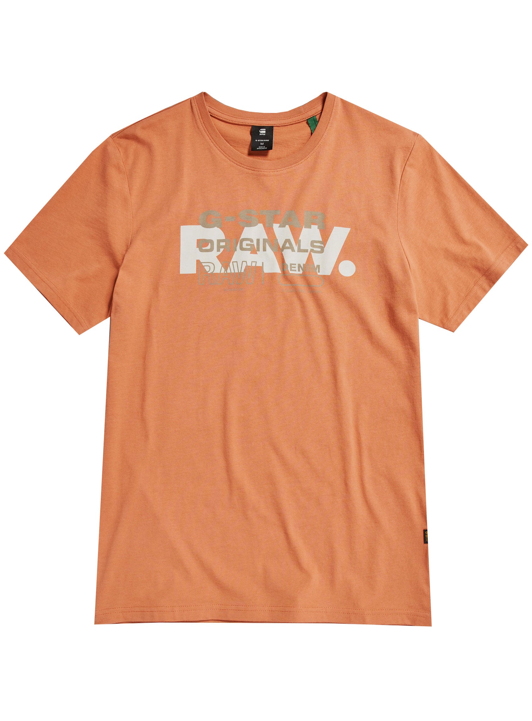 G-Star Raw Mens Originals Slim T-Shirt In Autumn