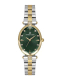 Daniel Klein Gold Green Ladies Watch