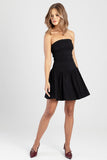 Sissy boy Womens Dropped Waist Mini Dress In Black