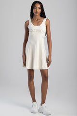 Sissyboy Womens Knitwear Mini Dress In Off White