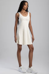 Sissyboy Womens Knitwear Mini Dress In Off White