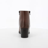 Hush Puppies Hpl01350 Womens Dawn Leather Boots Dark Brown