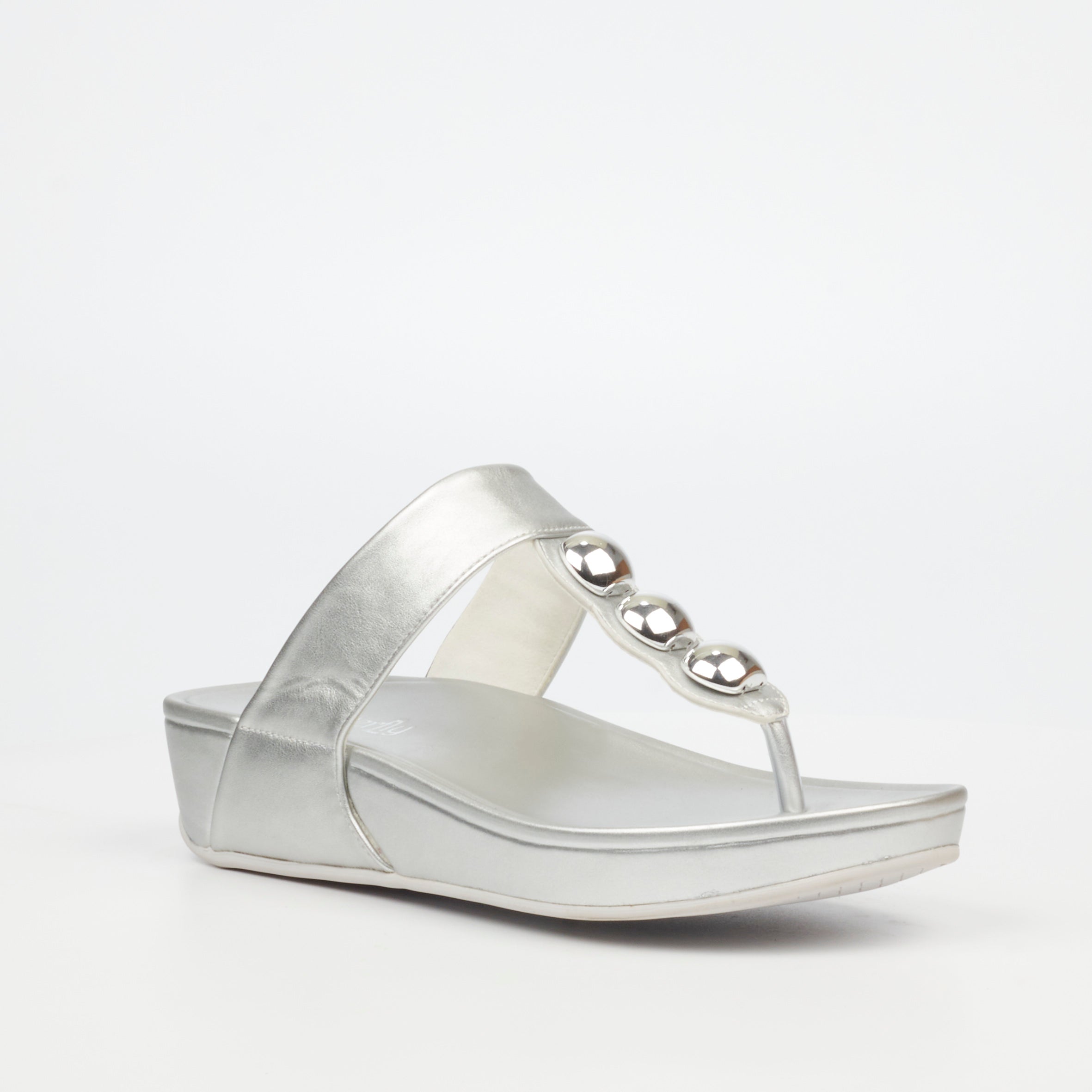 Butterfly Feet Ladies Daya 4 Silver Sandals